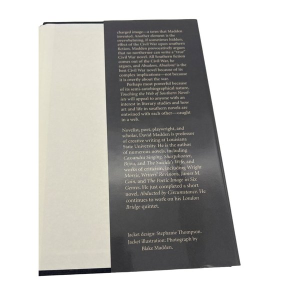 2006 Touching the Web of Southern Novelists David Madden Signed Book 1st Edition - Picture 5 of 8